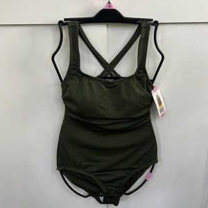 New w/ tags Hurley one piece - Small (Amazon Jungle Green)